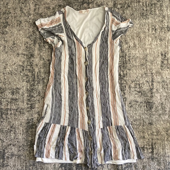 Altar'd State Dresses & Skirts - *MOVING SALE* Button down stripe dress NWOT small spots
